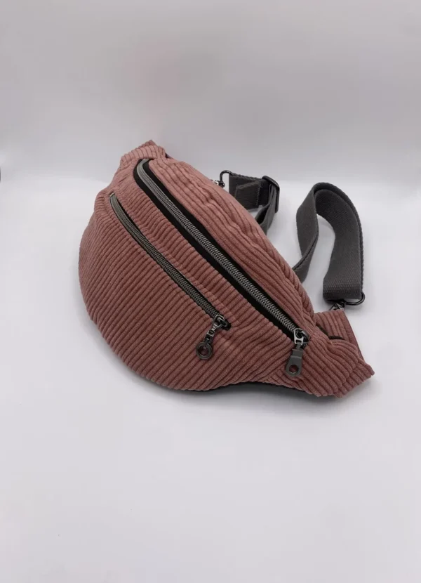 BANANE VELOURS SAUMON MODELE MARIE