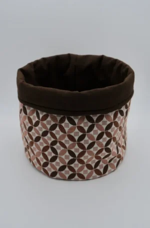Panière Géo Jacquard coton
