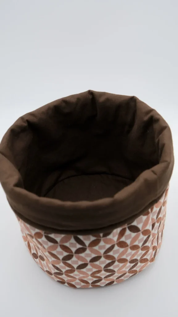 Panière Géo Jacquard coton