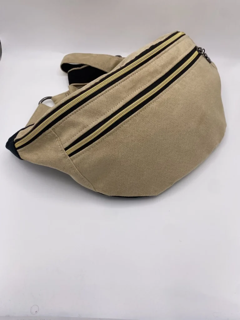 Sac Banane Suédine Beige XXL