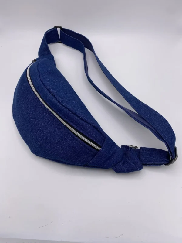 Sac Banane réglable en Jean Bleu Petite Taille