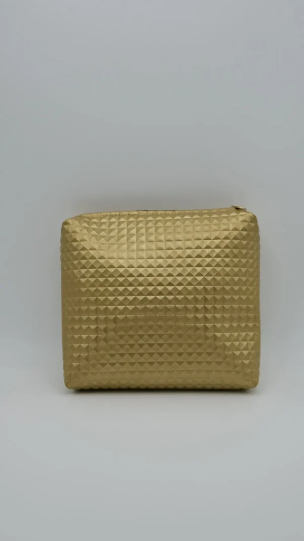 POCHETTE MATELASSEE DOREE