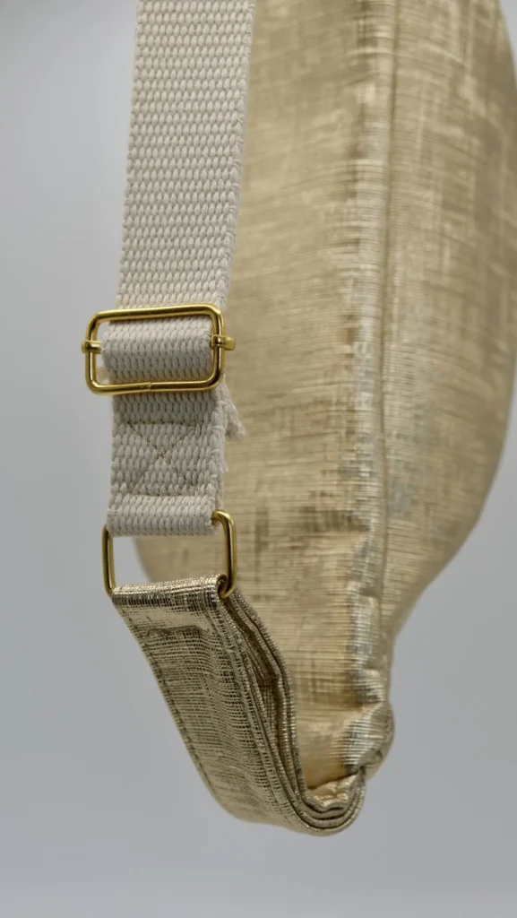 Sac Banane Simili Graphique doré