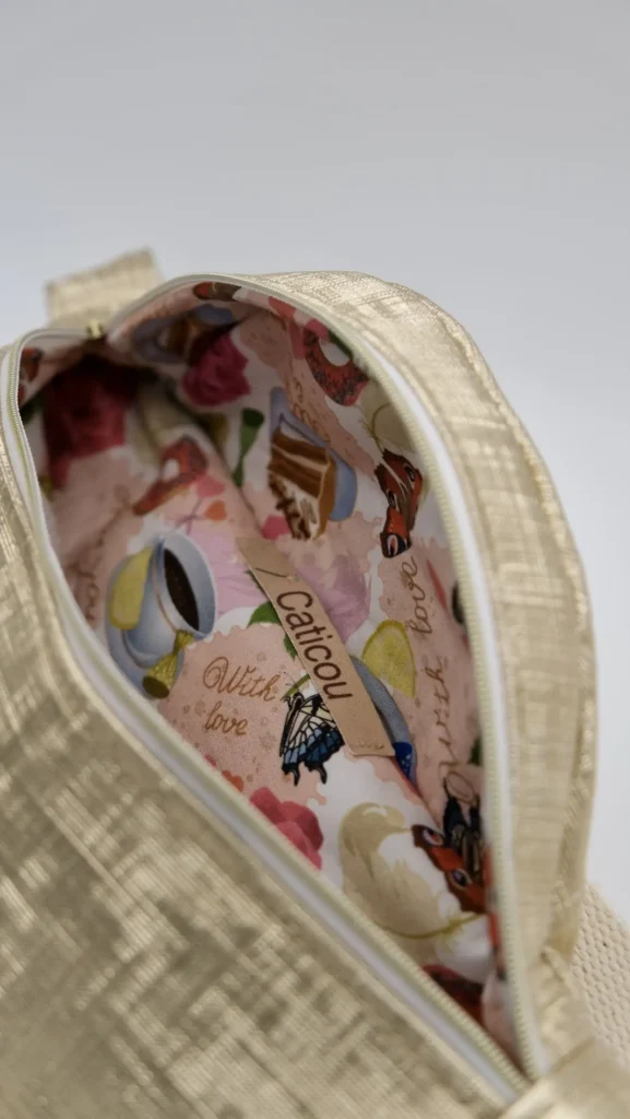 Sac Banane Simili Graphique doré