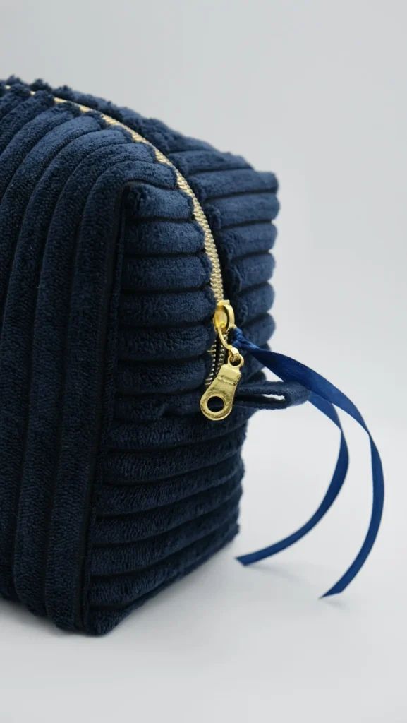 TROUSSE BLEUE GROSSES COTES VELOURS