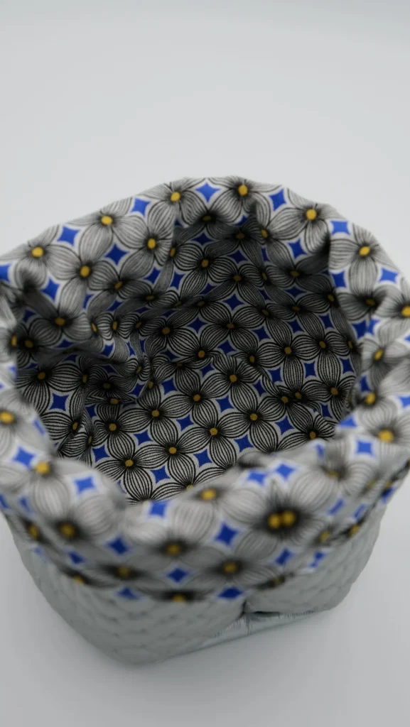 Panière Simili boules argent