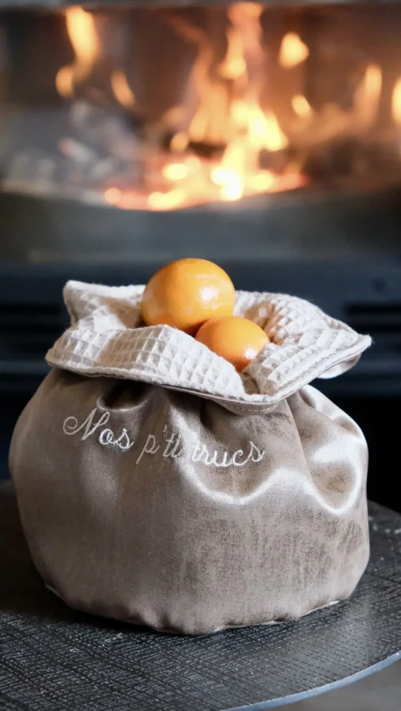 Panière Brodée Nos p'ti trucs