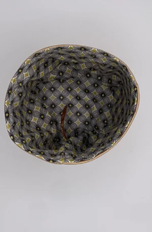 panière gd modèle carrée dorée doublure étoiles