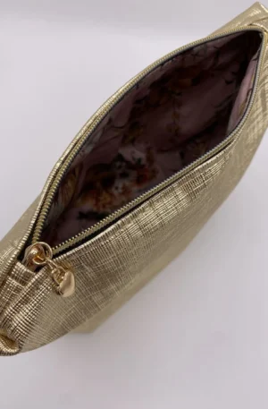 POCHETTE DOREE FOND NOIR