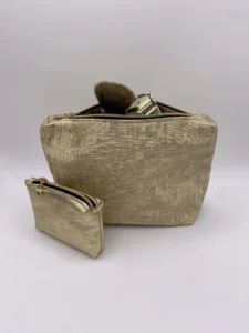 POCHETTE DOREE FOND NOIR