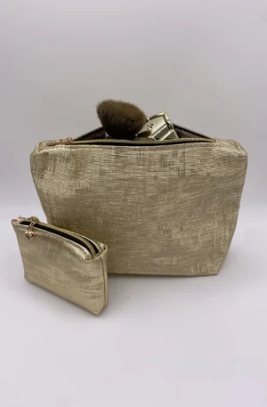 POCHETTE DOREE FOND NOIR