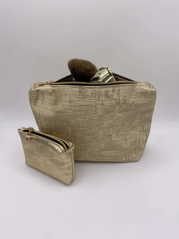 POCHETTE DOREE FOND NOIR
