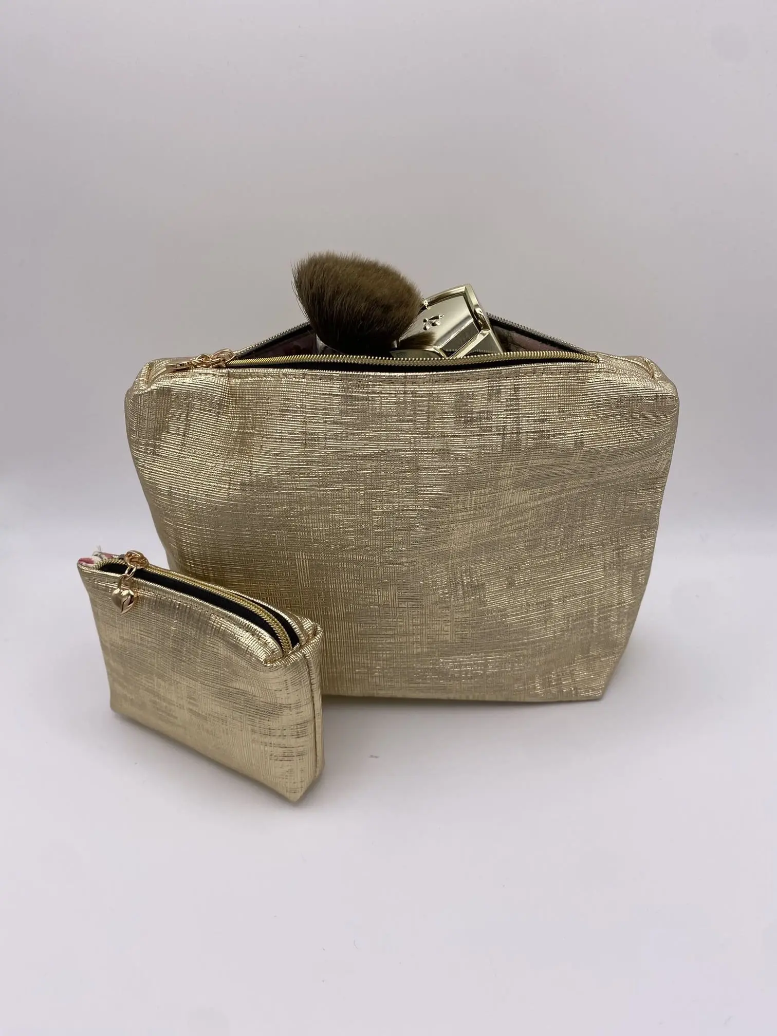 POCHETTE DOREE FOND NOIR