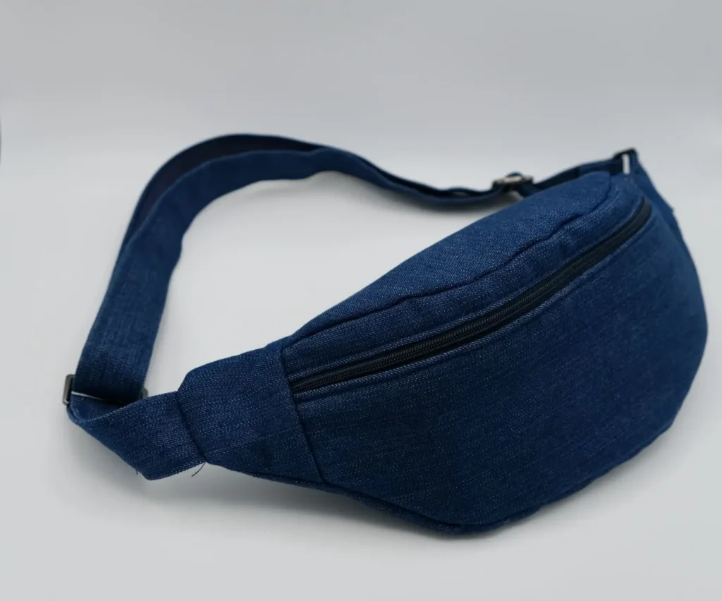 BANANE JEAN ZIPP BLEU