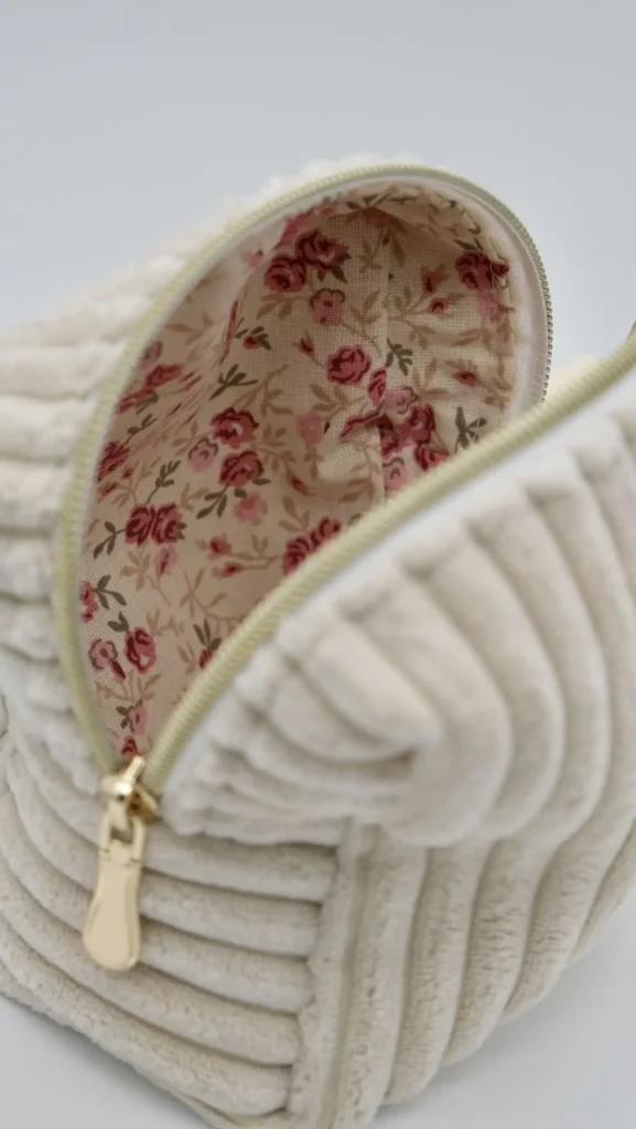 TROUSSE GROSSES COTES BEIGE MOYEN MODELE