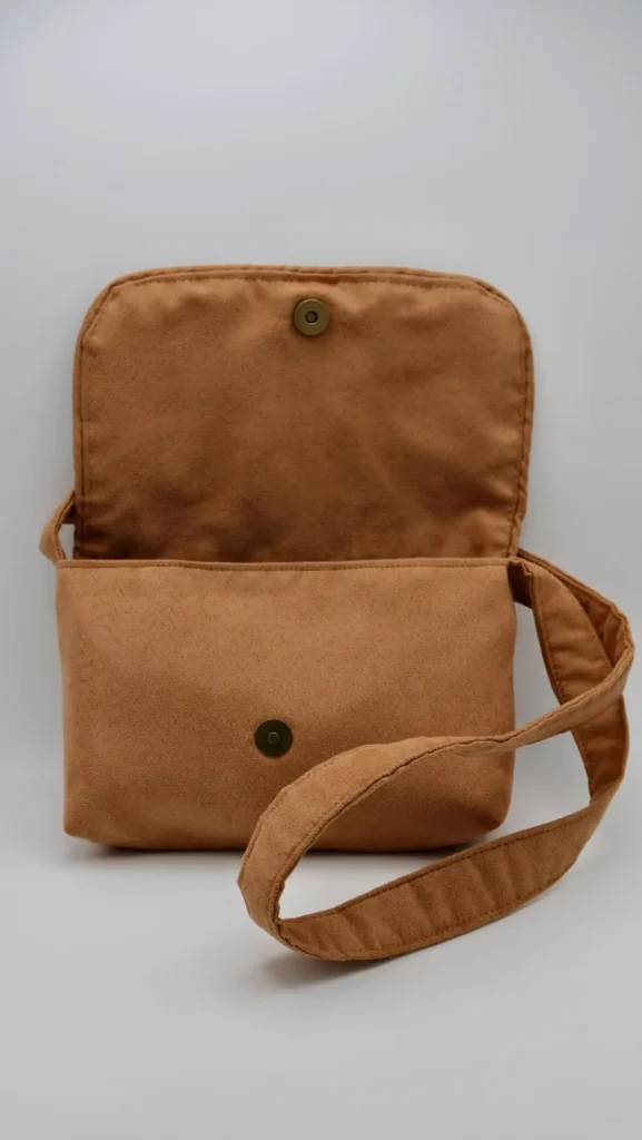 Sac Rabat petit modèle en tissu japonais ton rouge, pièce Unique