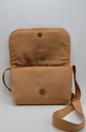 Sac Rabat petit modèle en tissu japonais ton rosé, pièce Unique – Image 5