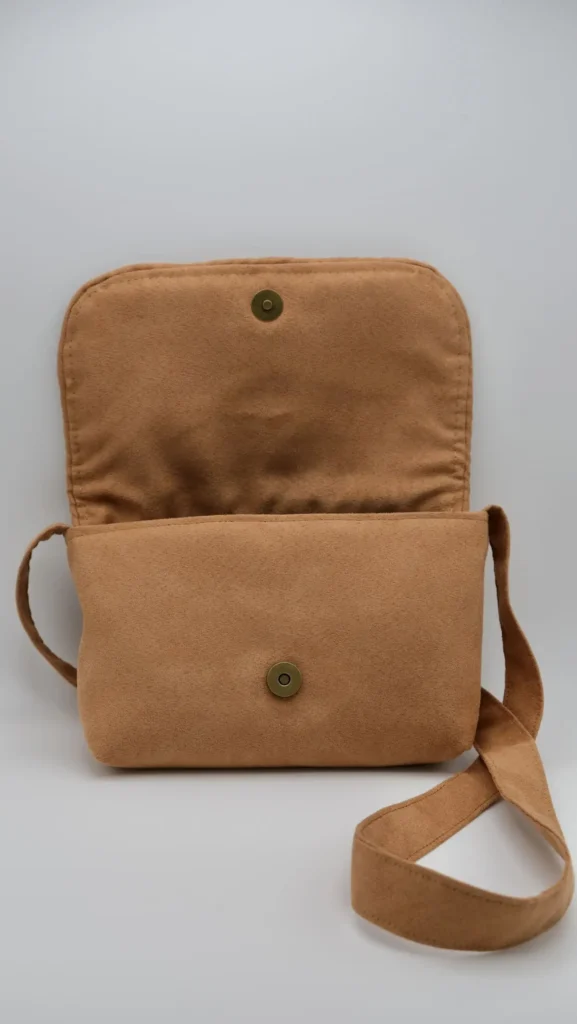 Sac Rabat petit modèle en tissu japonais ton rosé, pièce Unique
