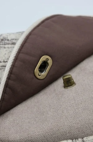 Sac à rabat marron beige – Image 6