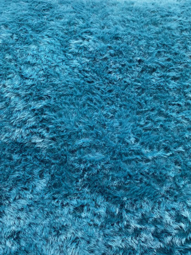 IMITATION FOURRURE TURQUOISE