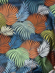 Jacquard Feuilles tropicales