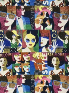 Jacquard lyonnais Fabulous Visages