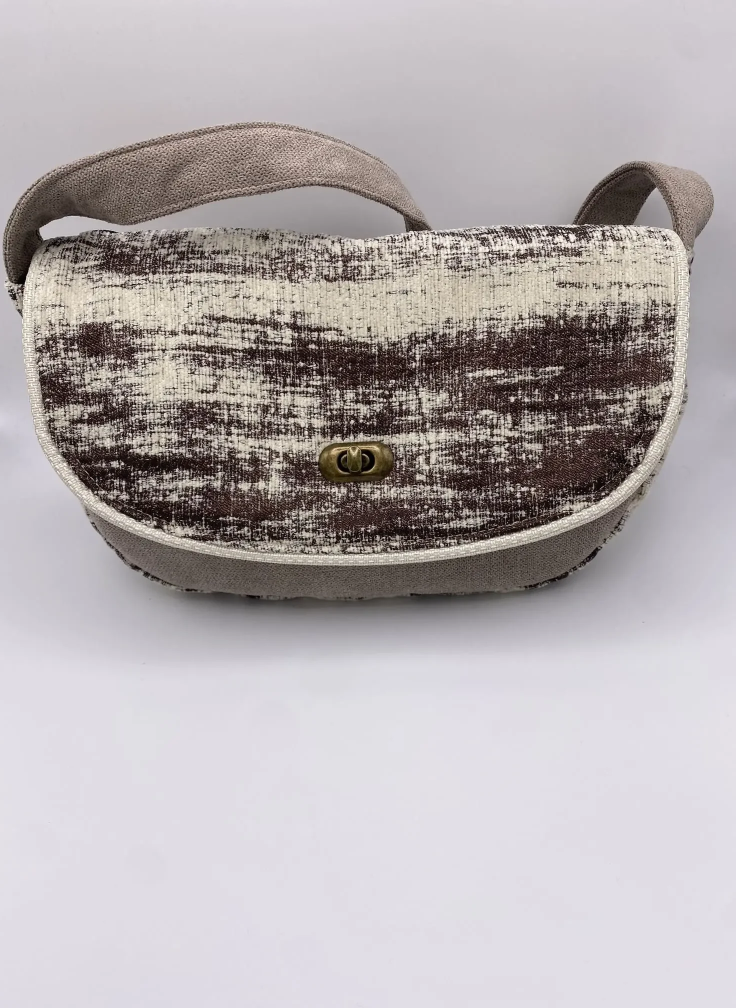 sac rabat beige marron