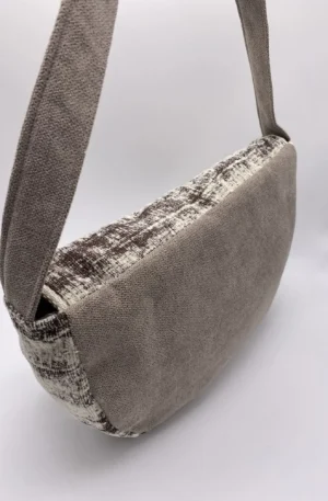 Sac à rabat marron beige – Image 4