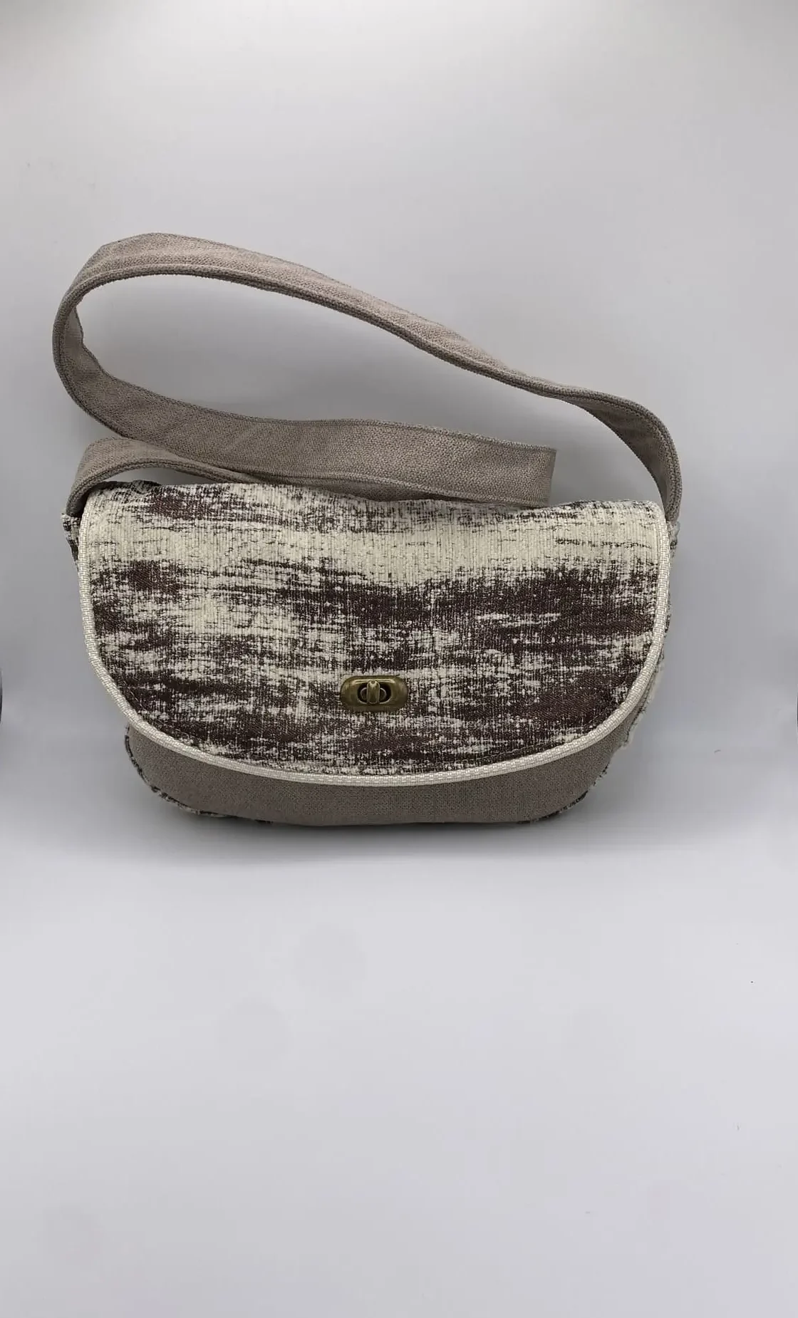 sac rabat beige marron