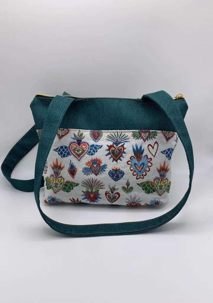 mini sac zippé