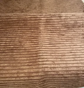VELOURS GROSSES COTES MARRON