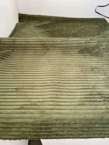 VELOURS GROSSES COTES VERT