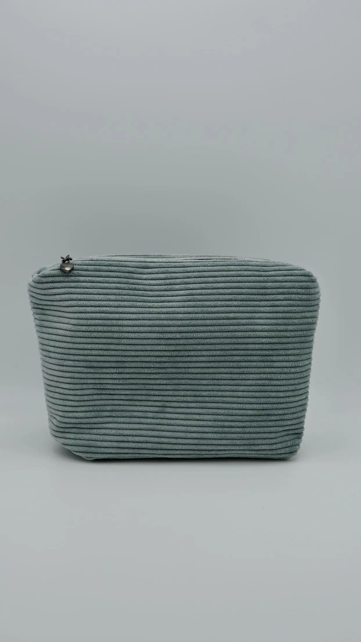 Pochette velours vert d eau