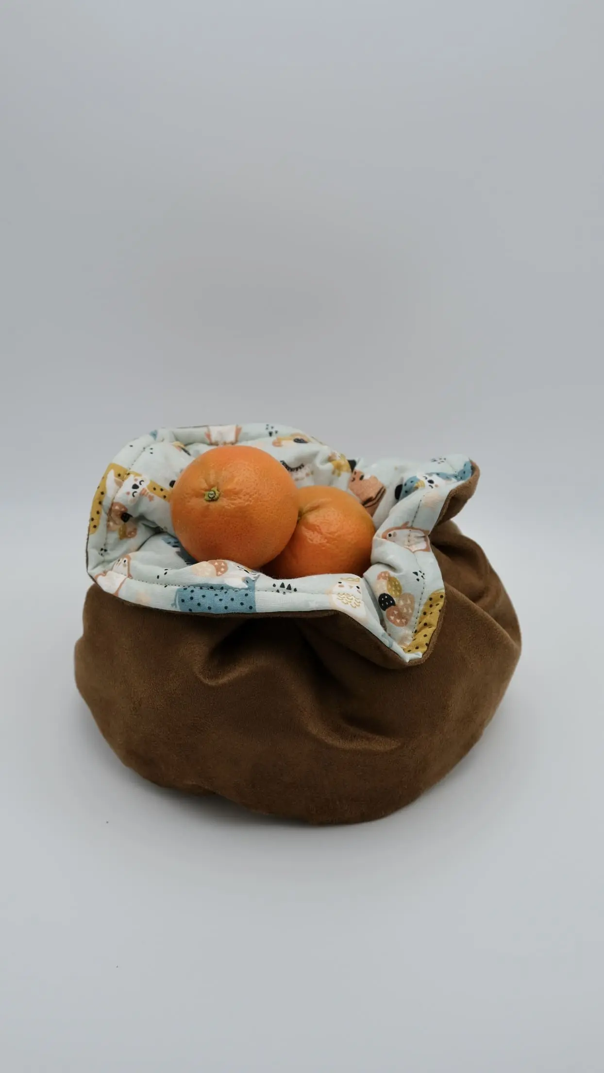 Panière Effet suédine doublure coton enfantin – Image 4