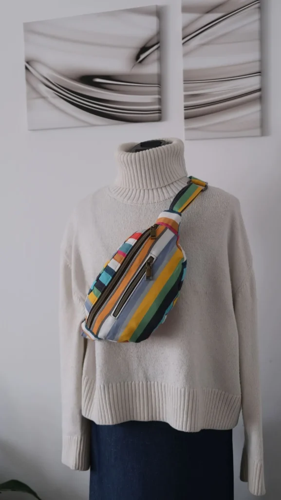 Sac Banane Modèle Marie Rayures Eté