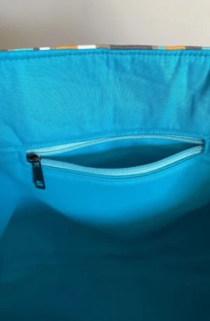 Sac Dralon Modèle Sunny rayures orangé – Image 6