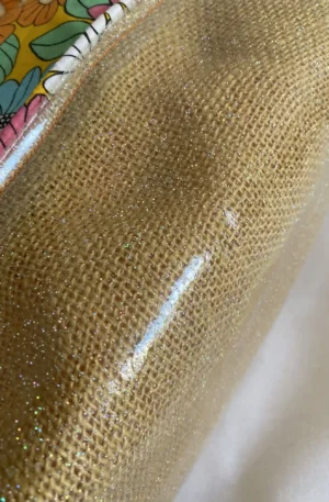 Sac Modèle Ibiza à fleurs sur fond jaune – Image 5