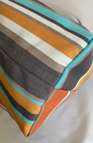 Sac Dralon Modèle Sunny rayures orangé – Image 3
