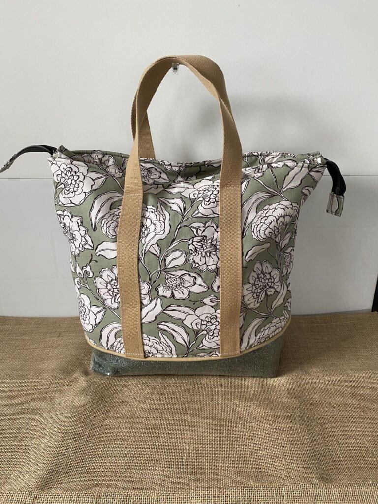 Sac Modèle Ibiza Zippé Vert amande