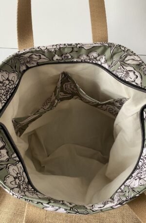 Sac Modèle Ibiza Zippé Vert amande – Image 6