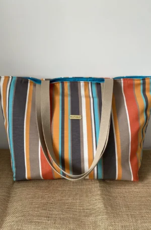 Sac Dralon Modèle Sunny rayures orangé