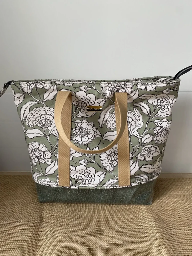 Sac Modèle Ibiza Zippé Vert amande