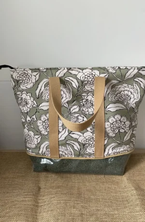 Sac Modèle Ibiza Zippé Vert amande – Image 2