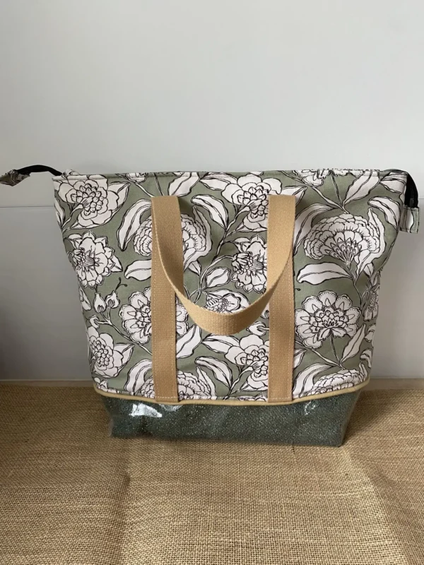 Sac Modèle Ibiza Zippé Vert amande – Image 2