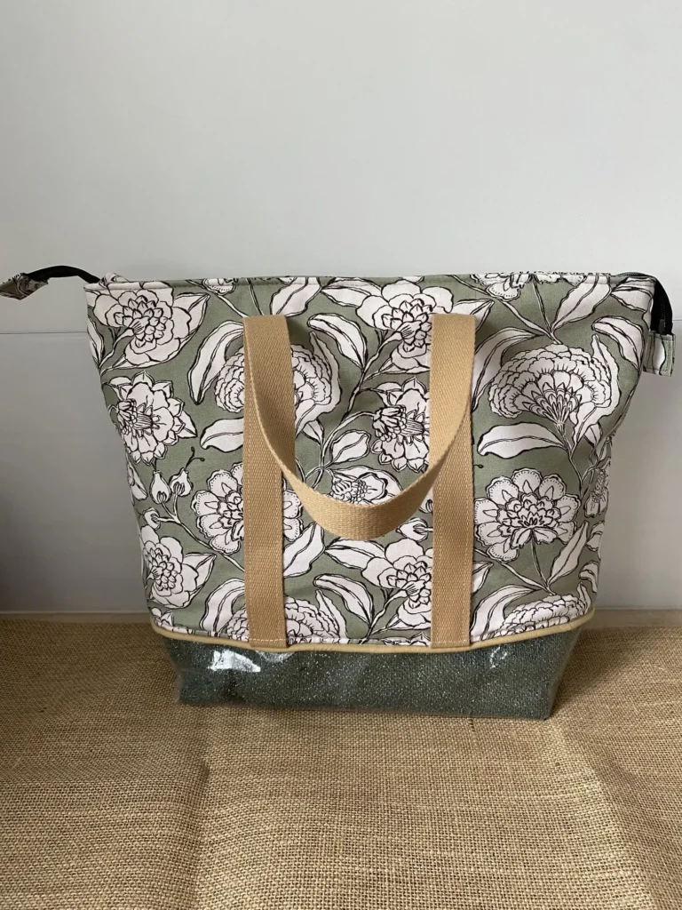 Sac Modèle Ibiza Zippé Vert amande