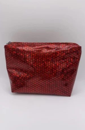 Pochette Simili Cuir Rouge