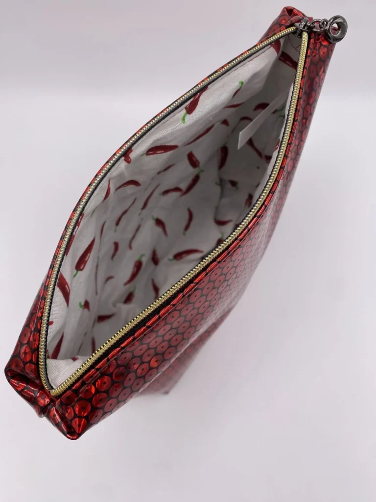 Pochette Simili Cuir Rouge