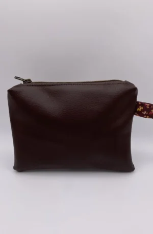 POCHETTE SIMILI MARRON