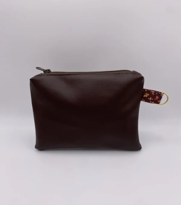 POCHETTE SIMILI MARRON