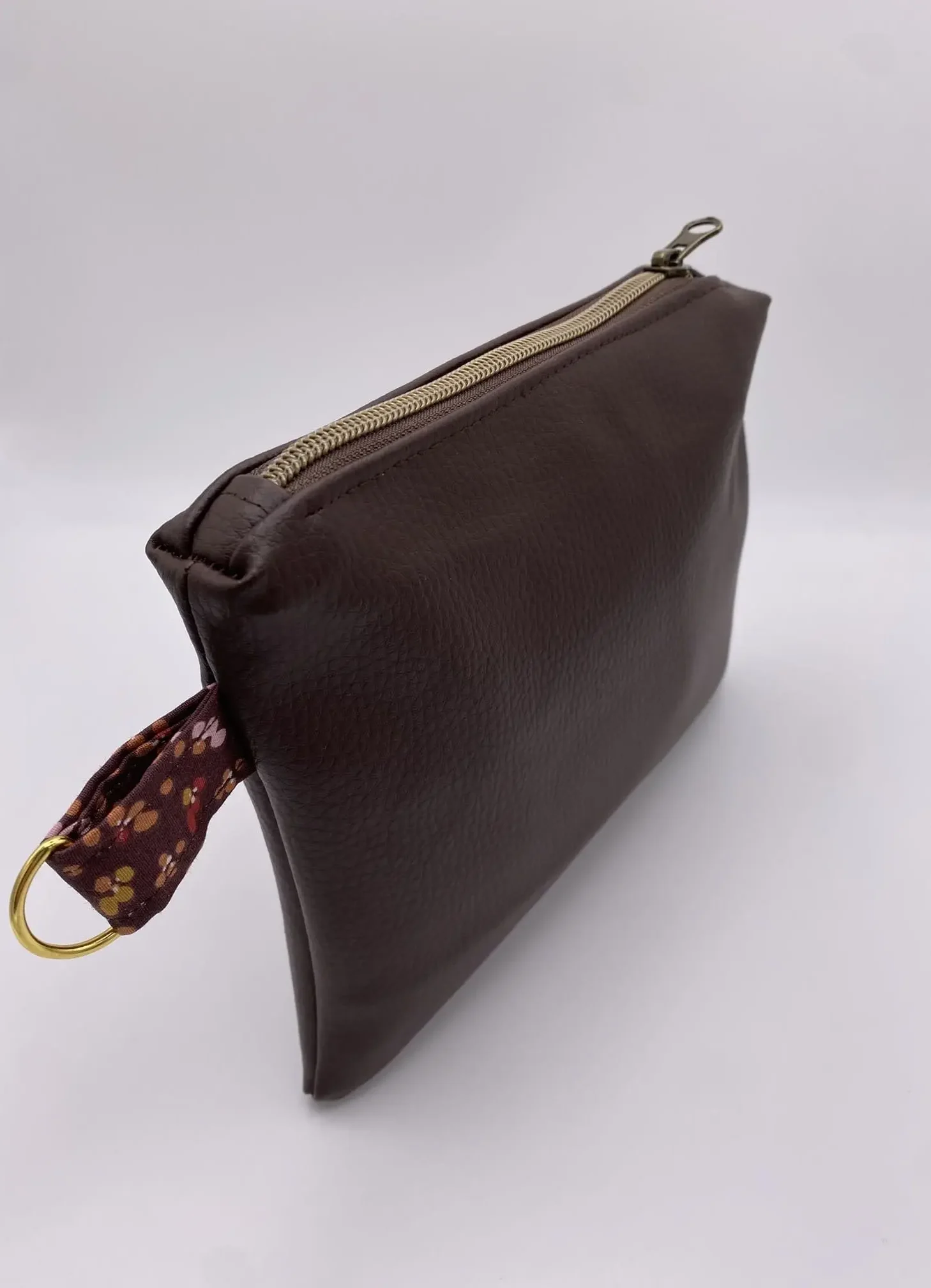 POCHETTE SIMILI MARRON